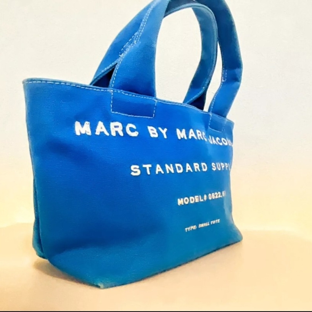 EUC Marc by Marc Jacobs Blue Jean Tote Bag  Preloved Beautiful Bag - Picture 4 of 9